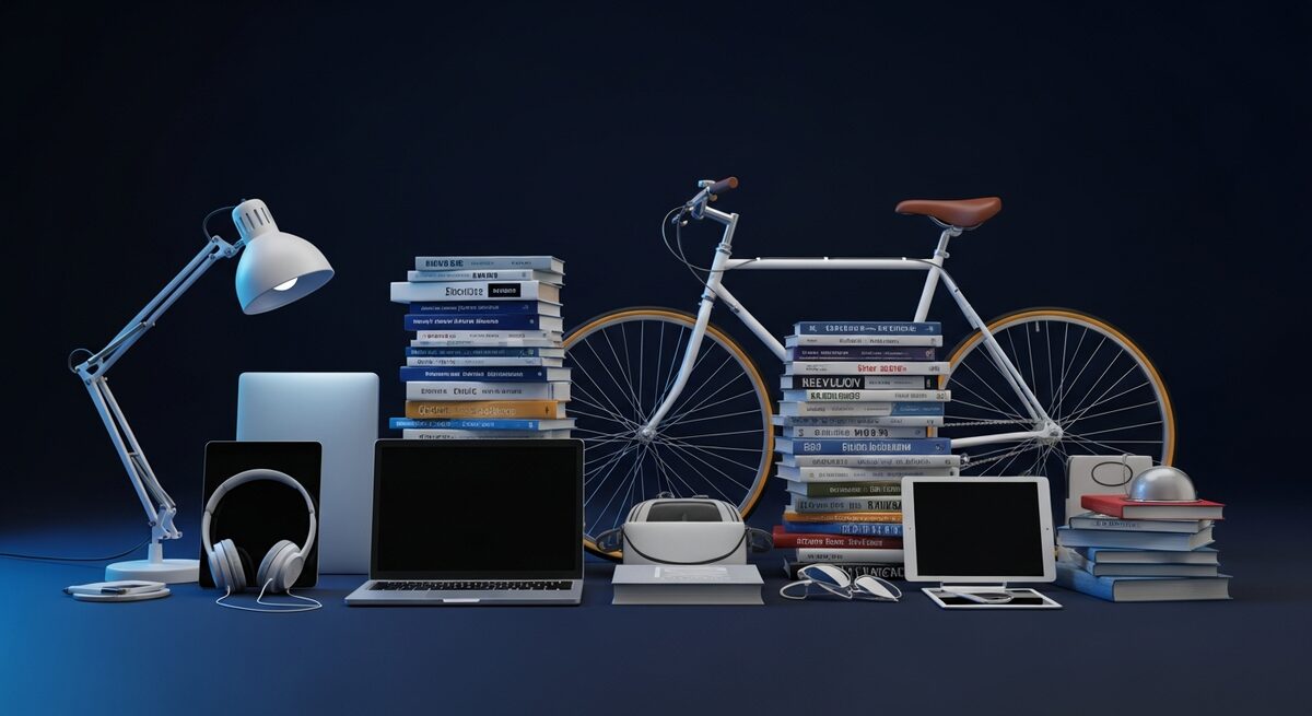 College students selling textbooks, mini-fridges, and dorm items locally